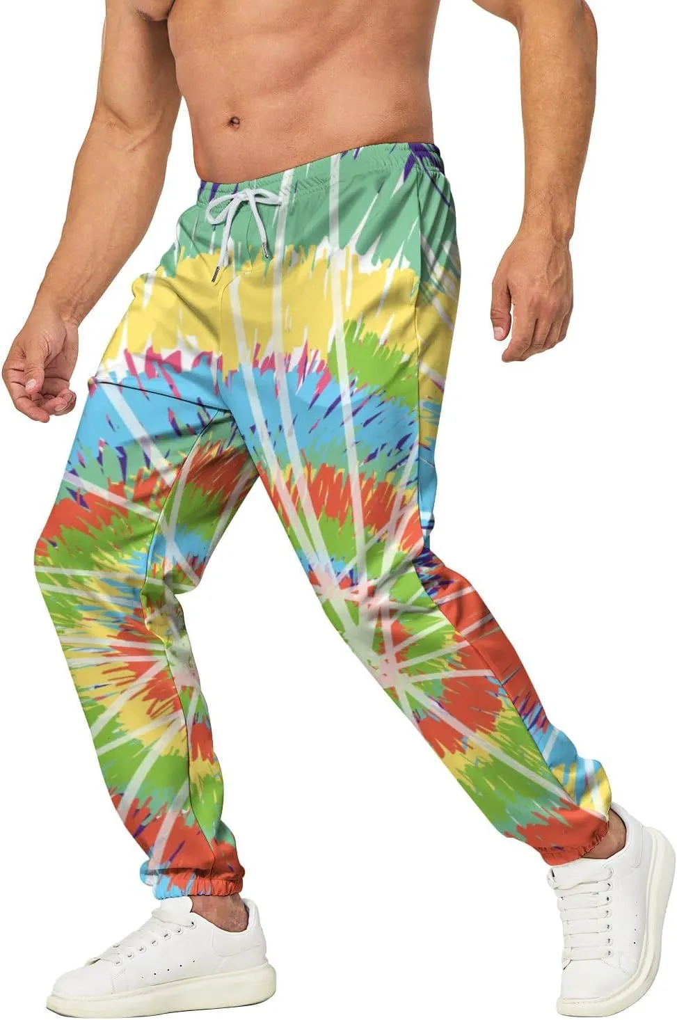 Sweatpants for Men Joggers Pant 3D Printed Sports Pants Casual Workout Pants Running Pants with Pockets