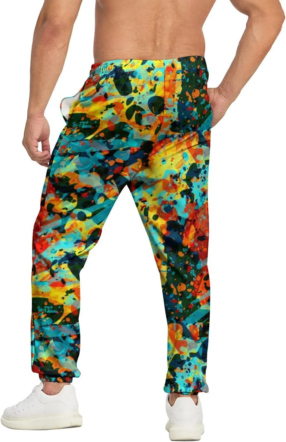 Sweatpants for Men Joggers Pant 3D Printed Sports Pants Casual Workout Pants Running Pants with Pockets