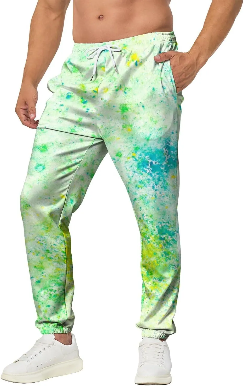 Sweatpants for Men Joggers Pant 3D Printed Sports Pants Casual Workout Pants Running Pants with Pockets