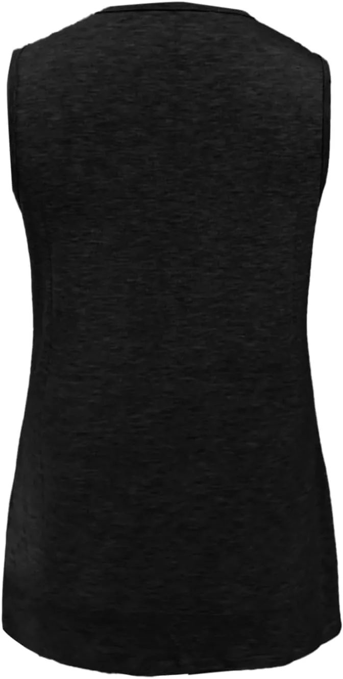 Tank Tops for Women Summer V Neck T Shirt Casual Sleeveless Basic Tee Shirts Loose Vacation Beach Fashion