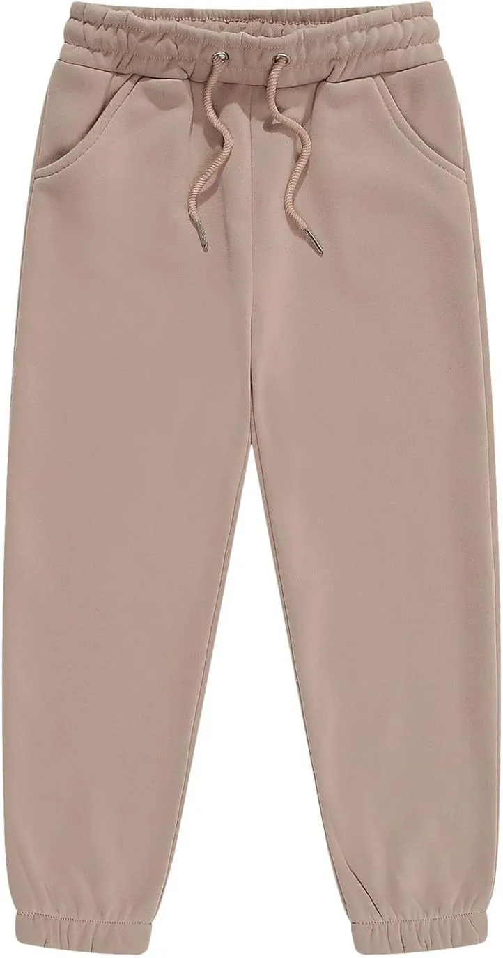 Toddler Boys Active Jogger Sweatpants Kids Casual Athletic Pull-On Jogger Pants with Pockets Sport Track Pants