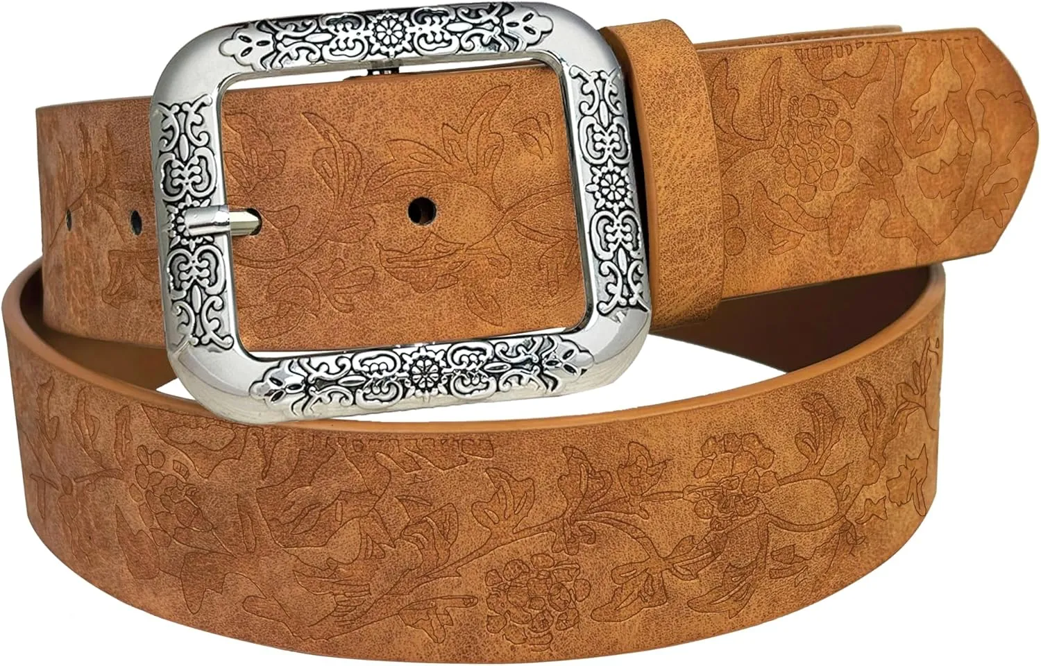 TOPACC Western Belts for Women Men Cowboy Cowgirl Belt for Jeans Pants Country Concert Outfit Rodeo