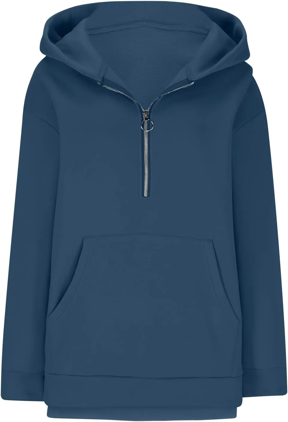 Womens Half Zip Sweatshirts Cropped Hoodies Fleece JacketsQuarter Zip Up Pullover 2024 Winter Fall Outfits Clothes