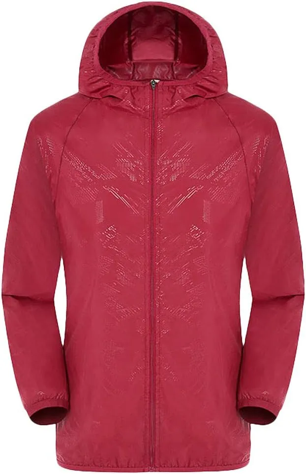 Women's Jacket for Men Men's Casual Jackets Windproof Ultra-Light Rainproof Windbreaker Top Jackets