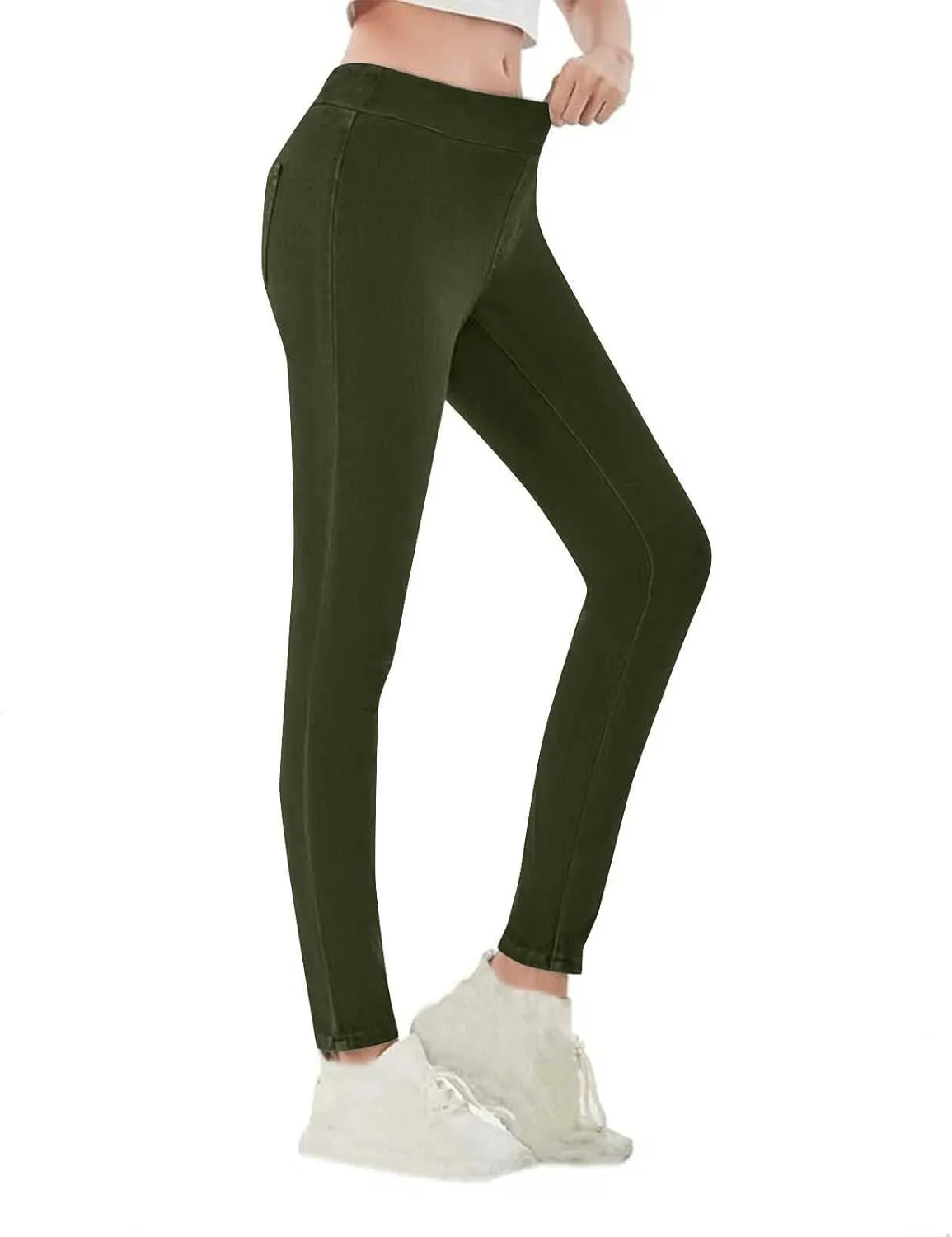 Womens Jeans Stretch Jeans High Waist Skinny Denim Pants High Waisted Relaxed Casual Leggings Cozy Leisure Pants