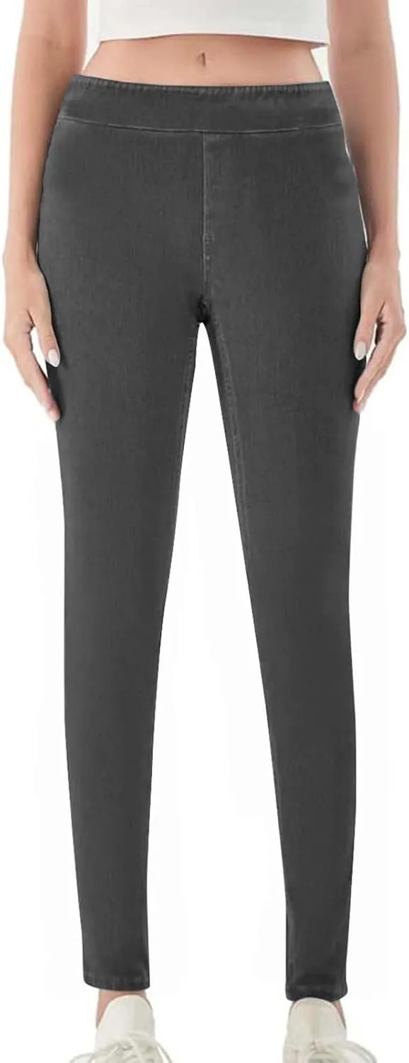 Womens Jeans Stretch Jeans High Waist Skinny Denim Pants High Waisted Relaxed Casual Leggings Cozy Leisure Pants