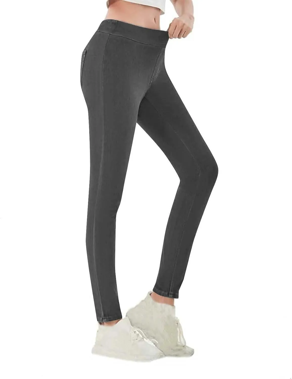 Womens Jeans Stretch Jeans High Waist Skinny Denim Pants High Waisted Relaxed Casual Leggings Cozy Leisure Pants