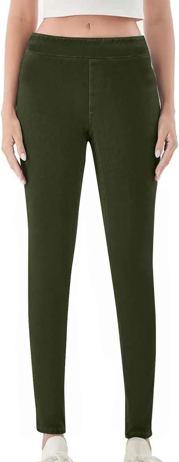 Womens Jeans Stretch Jeans High Waist Skinny Denim Pants High Waisted Relaxed Casual Leggings Cozy Leisure Pants