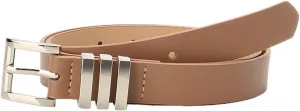 Women's Metal Ratchet Belt Fashion Belt Casual Metal Buckle Buckle Elegant Classic Basic Groove Belt