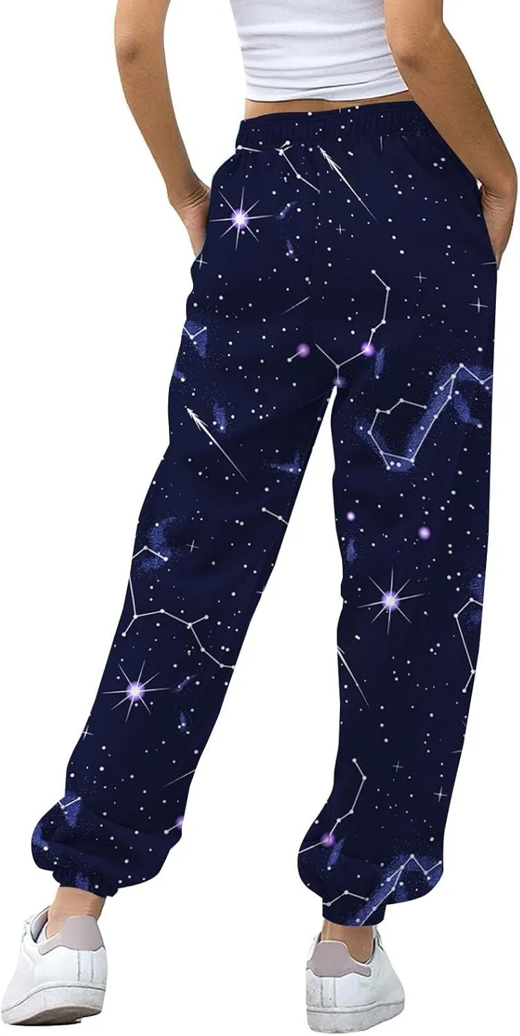 Womens Sweatpants 2024 Pants Halloween Themed Casual Loose Drawstring Pants Women Warm Pants Sweatpants Women 2024