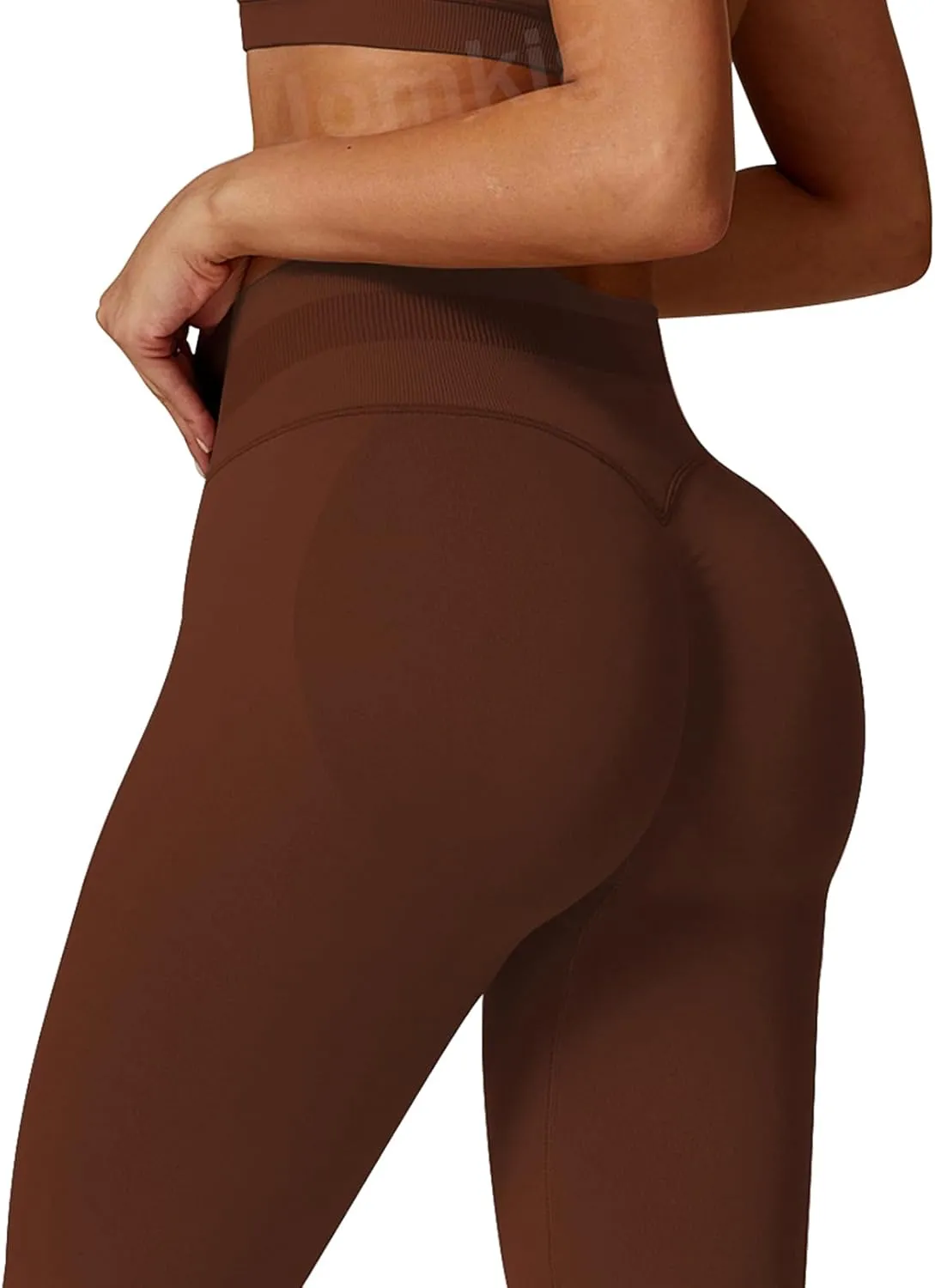 Womens Workout Leggings Seamless Tummy Control Yoga Pants Scrunch Butt Lifting Compression Gym Athletic Leggings