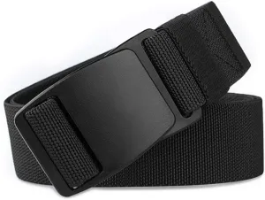 WYuZe Men's Military Tactical Web Belt, Casual Nylon Webbing with No Metal Buckle