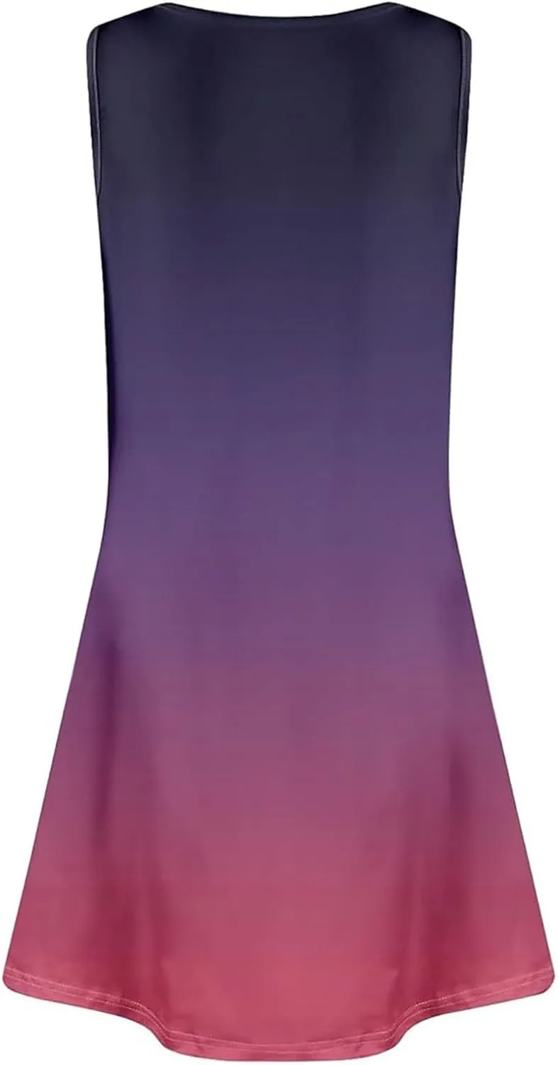XOWRTE Summer Dresses for Women 2025 Loose V Neck Button Short Sleeve Casual T Shirt Dress Sundresses Swimsuit Coverup