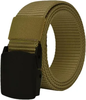 YTR6TW Men And Women Nylon Tactical Casual Belt Military Canvas Jeans Belts